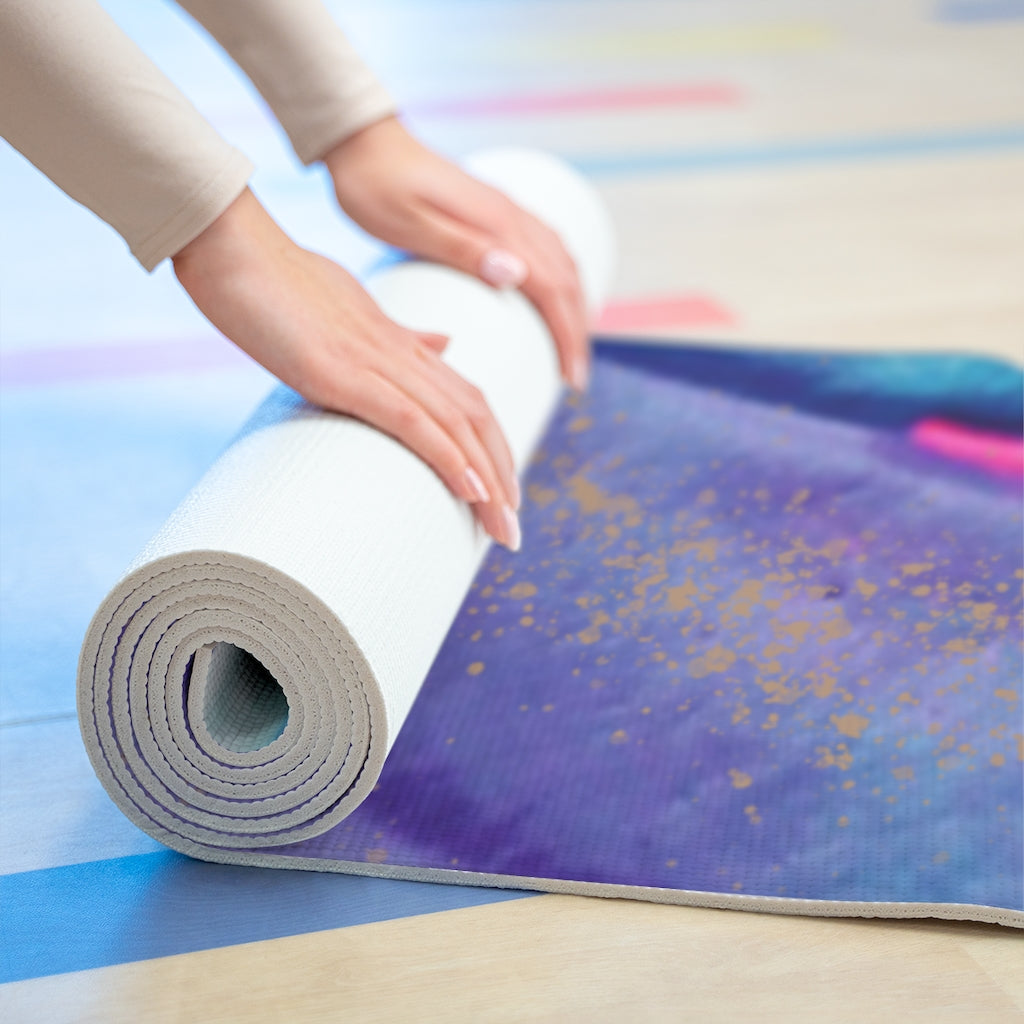 Light Upon Blooms Foam Yoga Mat – Munchkin Place Shop