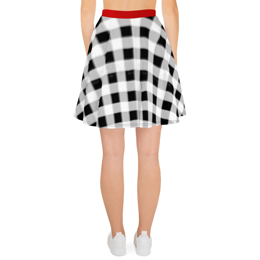 Plaid skater clearance skirt india