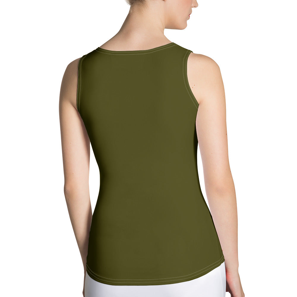 Lake Simcoe Tank Top in Army Green