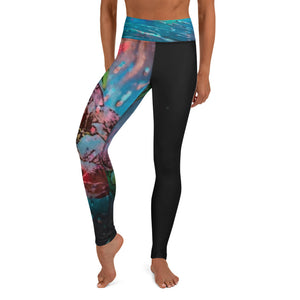 Peony Yoga Leggings