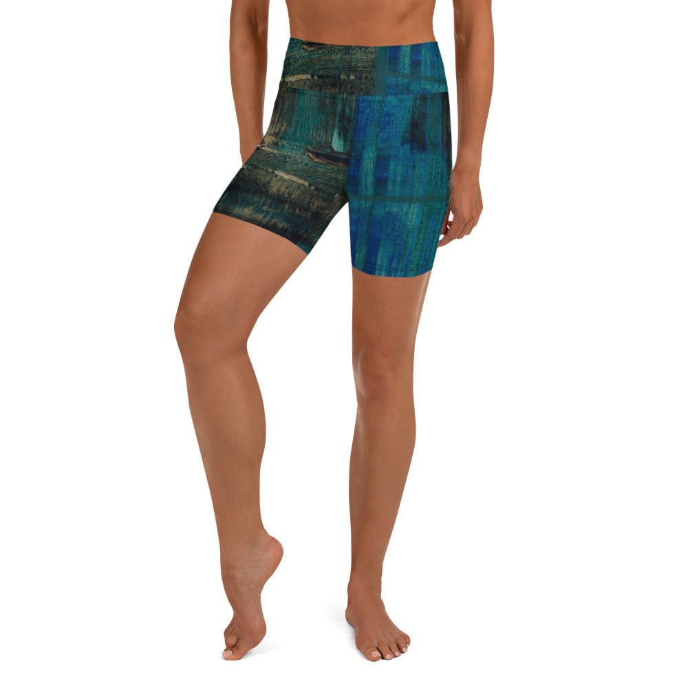 Dark Waters Yoga Shorts