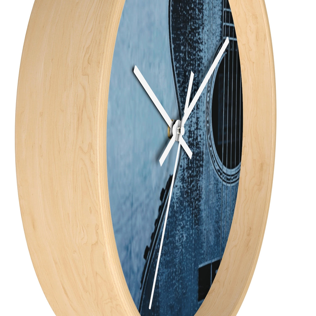 Axe In The Blues Wall clock