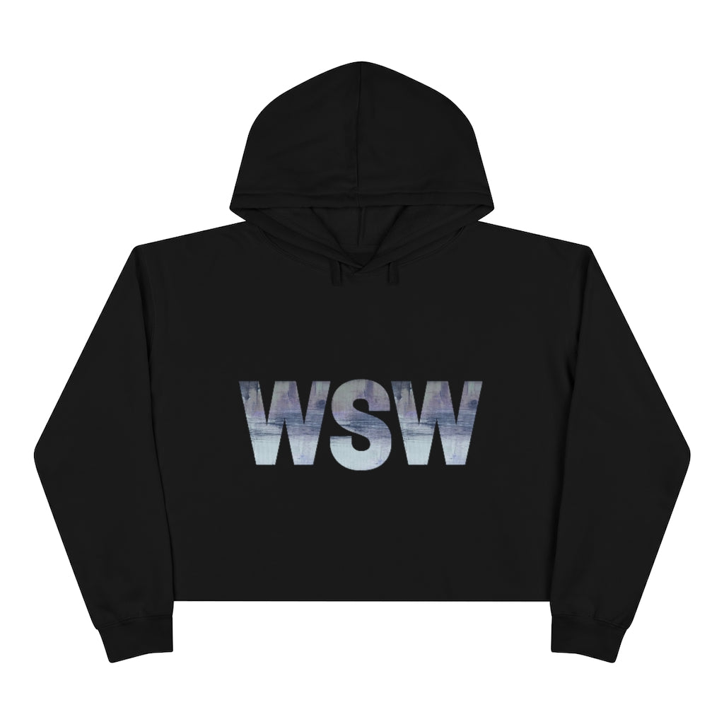 Water Sky Wind Crop Hoodie